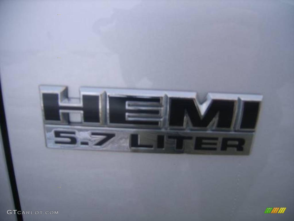 2007 Ram 1500 Laramie Quad Cab - Bright Silver Metallic / Medium Slate Gray photo #13