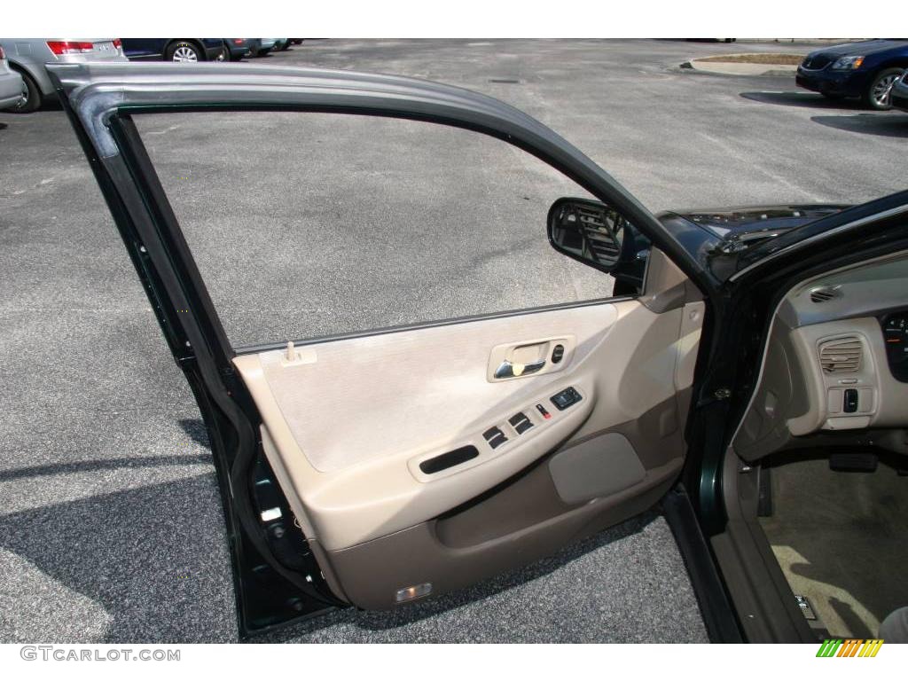 1999 Accord LX Sedan - Dark Emerald Pearl / Tan photo #9