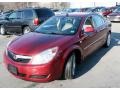 2008 Red Jewel Saturn Aura XE  photo #1