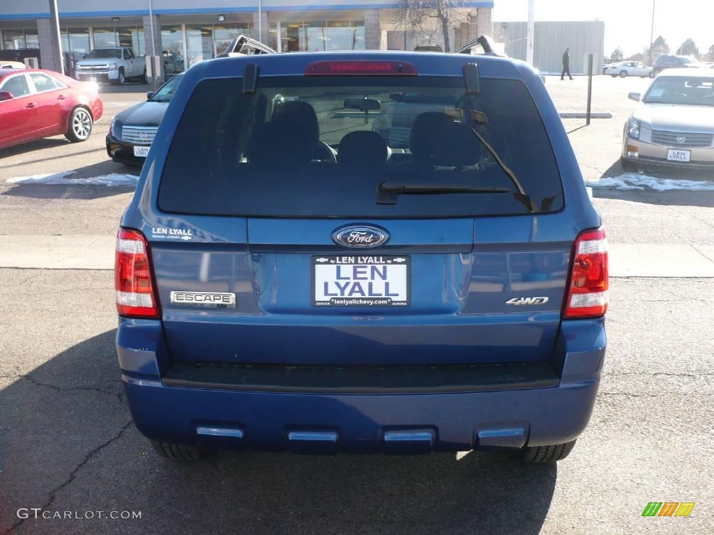 2008 Escape XLT V6 4WD - Vista Blue Metallic / Stone photo #5