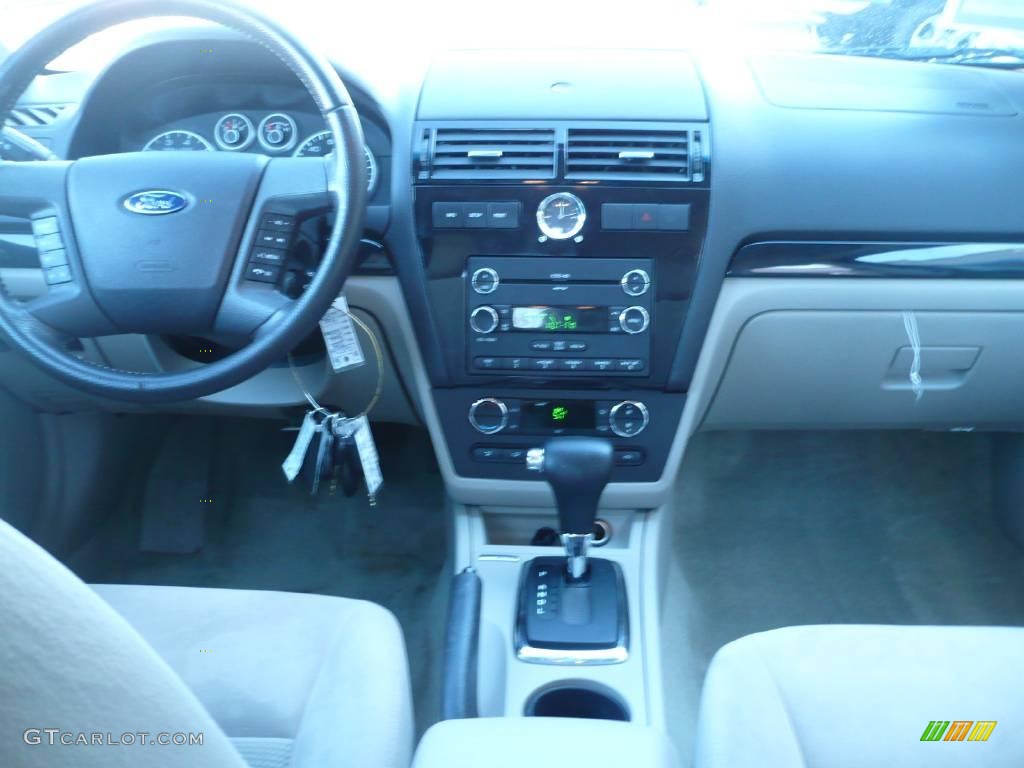 2008 Fusion SEL V6 - Dark Blue Ink Metallic / Camel photo #16