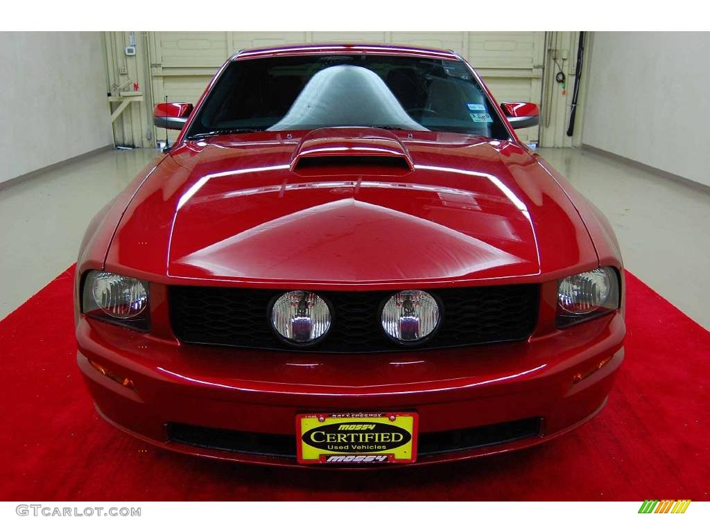 2007 Mustang GT Premium Coupe - Torch Red / Dark Charcoal photo #13