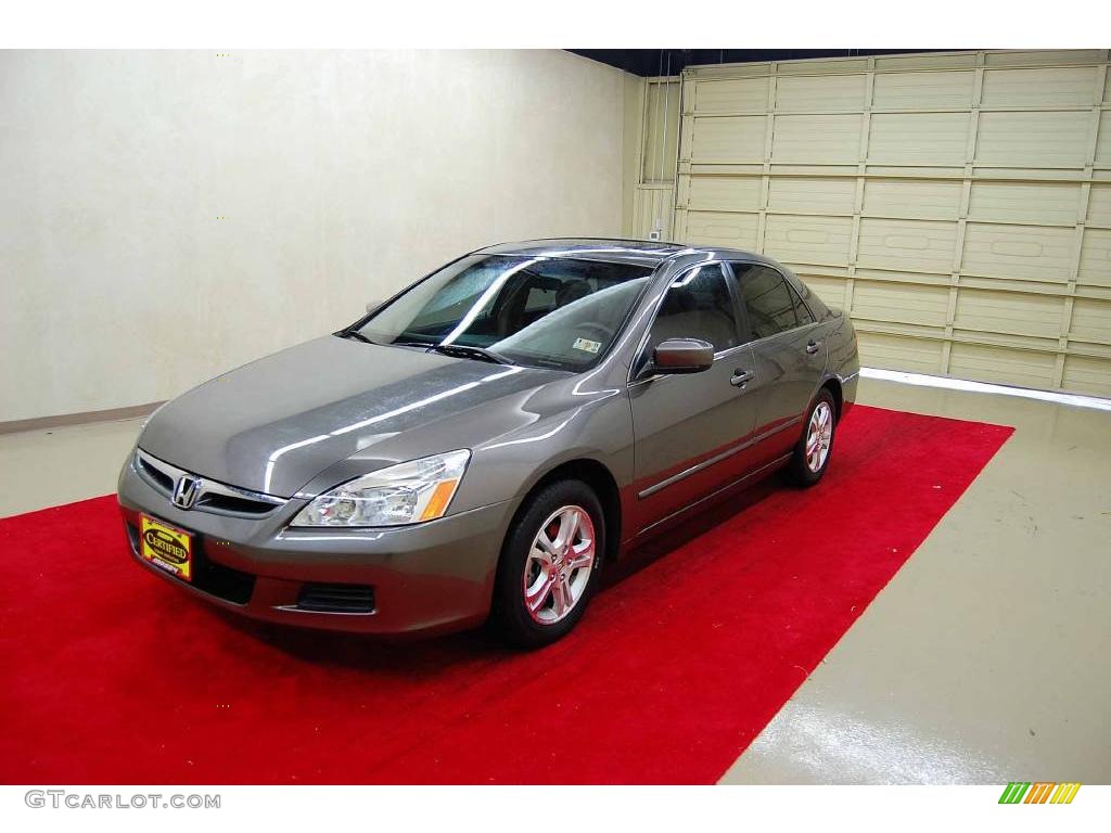 2007 Accord EX-L Sedan - Carbon Bronze Pearl / Ivory photo #3