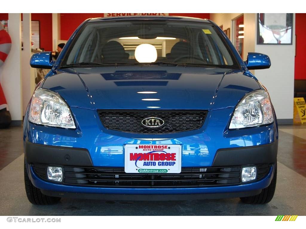 2009 Rio Rio5 SX Hatchback - Sapphire Blue / Gray photo #11