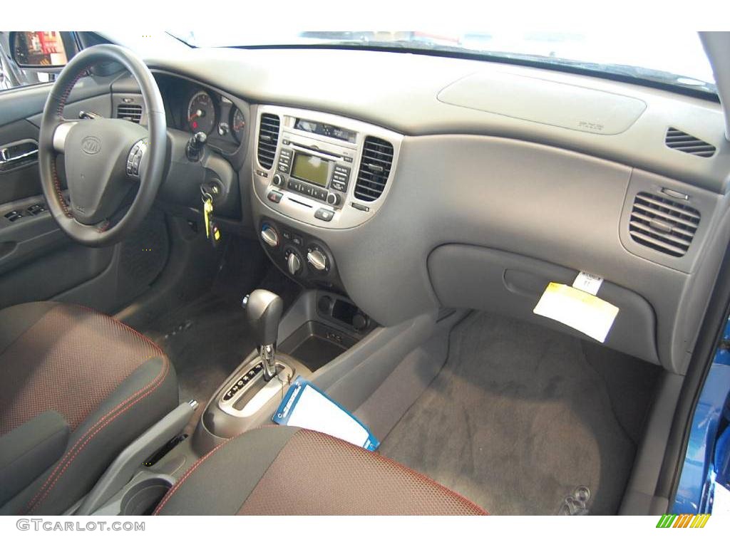 2009 Rio Rio5 SX Hatchback - Sapphire Blue / Gray photo #14