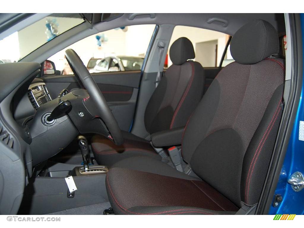 2009 Rio Rio5 SX Hatchback - Sapphire Blue / Gray photo #15