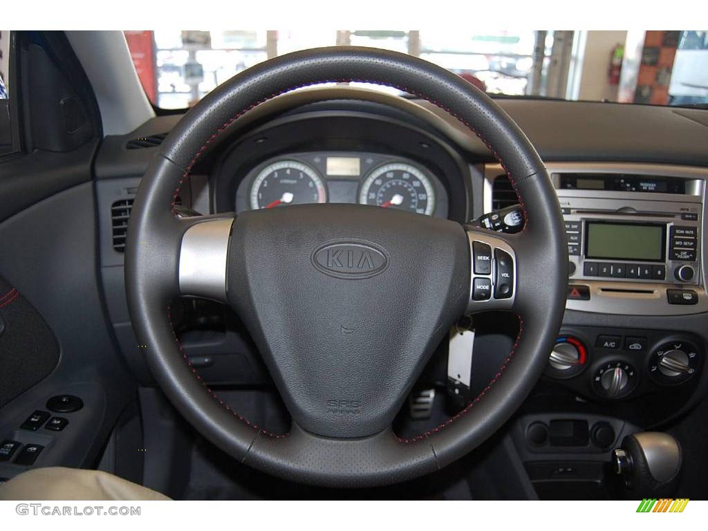 2009 Rio Rio5 SX Hatchback - Sapphire Blue / Gray photo #26
