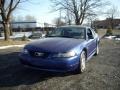 2004 Sonic Blue Metallic Ford Mustang V6 Coupe  photo #2