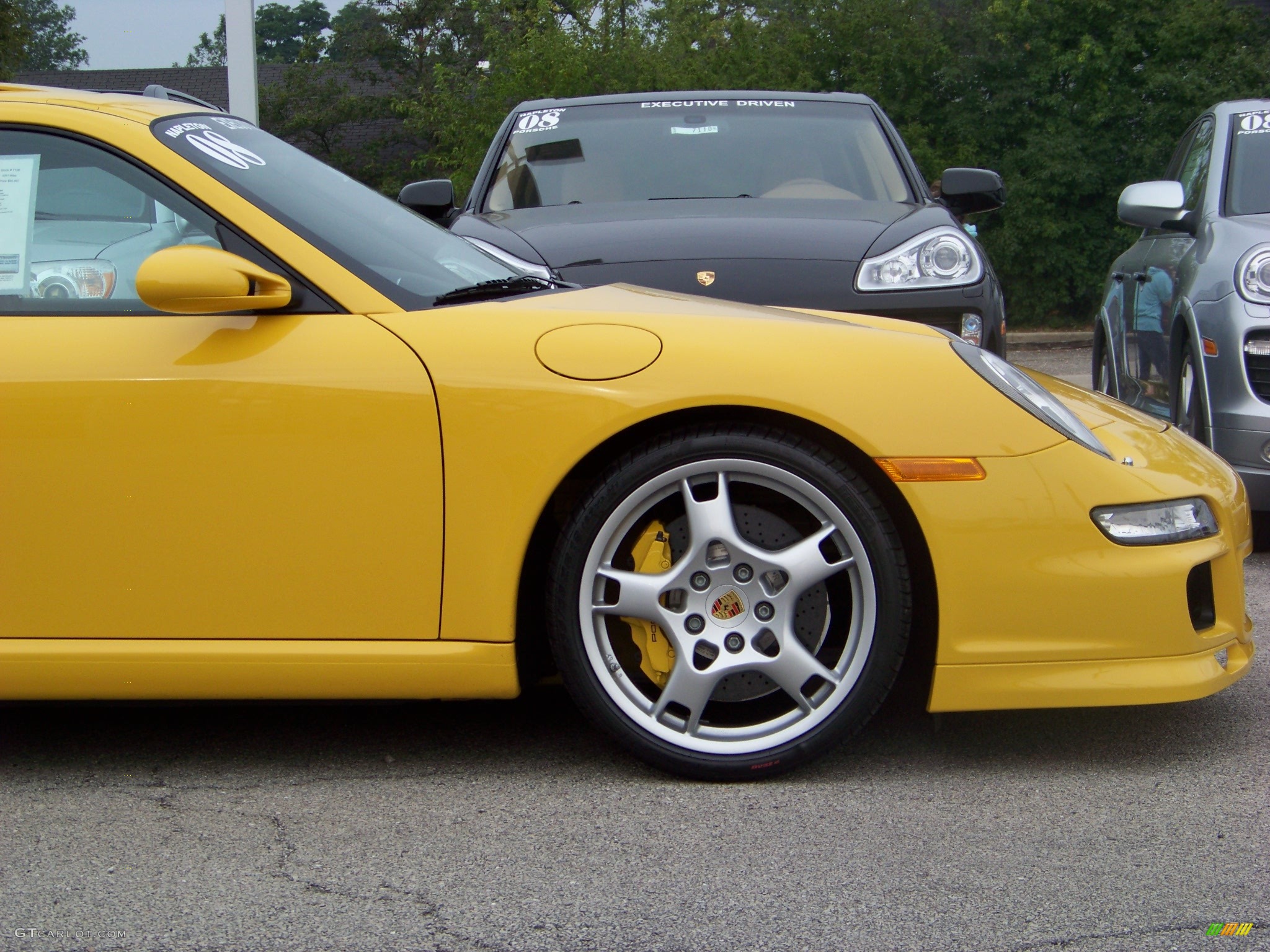 2008 911 Carrera S Coupe - Speed Yellow / Black photo #7