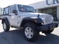 2010 Bright Silver Metallic Jeep Wrangler Sport 4x4  photo #2