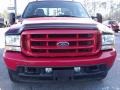 2004 Red Ford F250 Super Duty XLT Crew Cab  photo #4