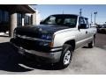 2003 Light Pewter Metallic Chevrolet Silverado 1500 Extended Cab 4x4  photo #19