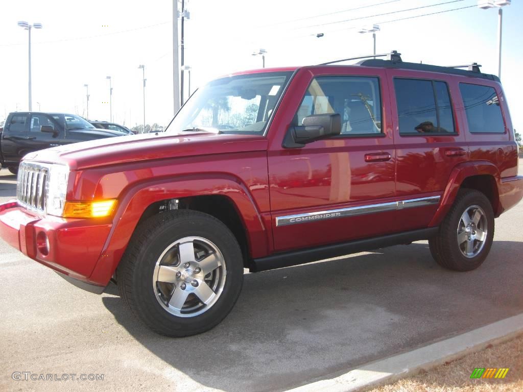 Inferno Red Crystal Pearl Jeep Commander