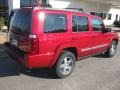 2010 Inferno Red Crystal Pearl Jeep Commander Sport  photo #5