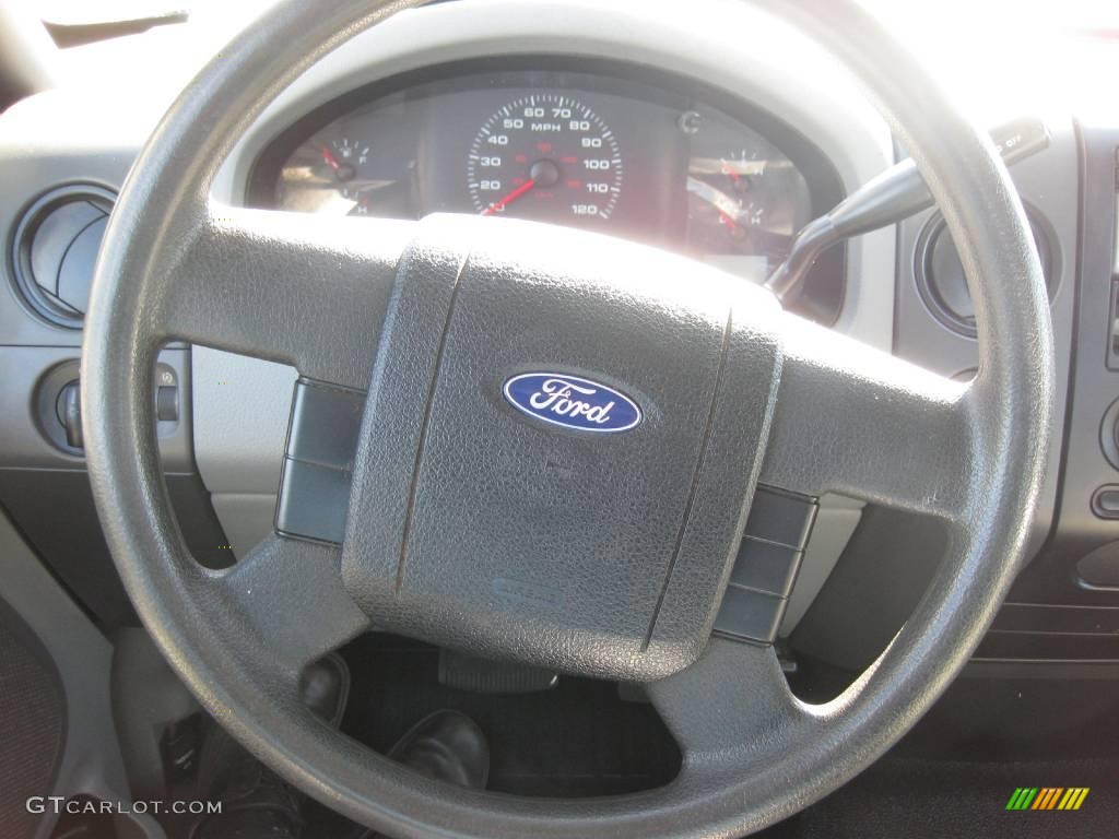 2005 F150 XL SuperCab - Medium Wedgewood Blue Metallic / Medium Flint Grey photo #14