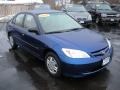 2004 Eternal Blue Pearl Honda Civic Value Package Sedan  photo #3