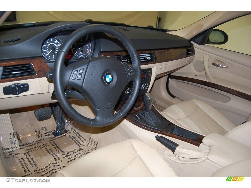 2007 3 Series 328i Wagon - Alpine White / Beige photo #19