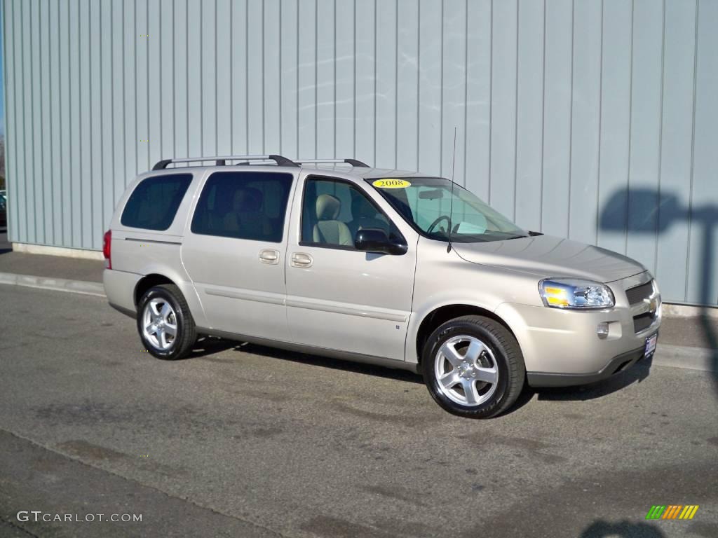 2008 Uplander LT - Gold Mist Metallic / Cashmere Beige photo #1
