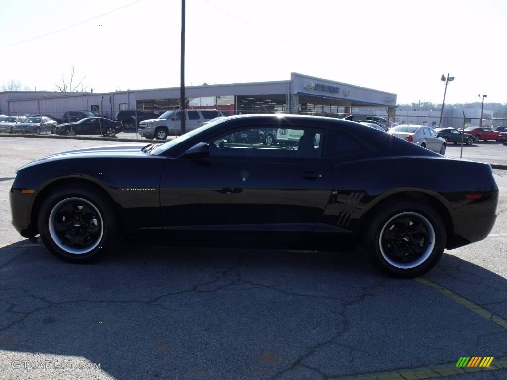 2010 Camaro LS Coupe - Black / Black photo #2