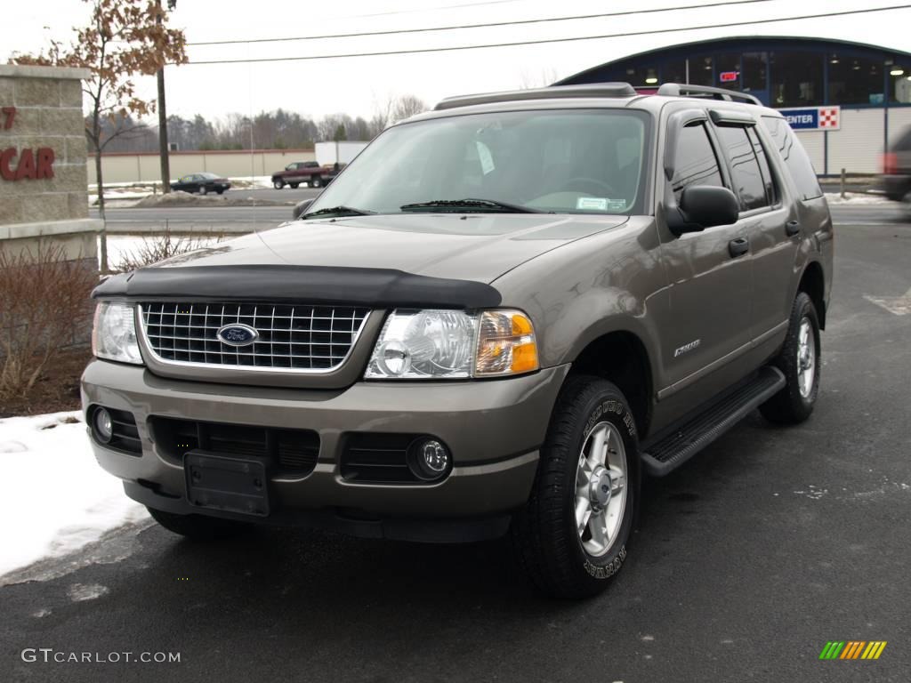 2004 Explorer XLT 4x4 - Mineral Grey Metallic / Medium Parchment photo #2