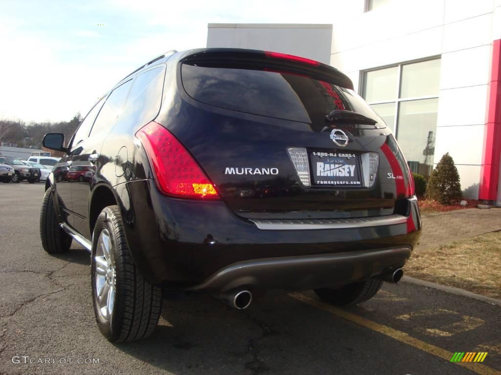 2007 Murano SL AWD - Super Black / Charcoal photo #7