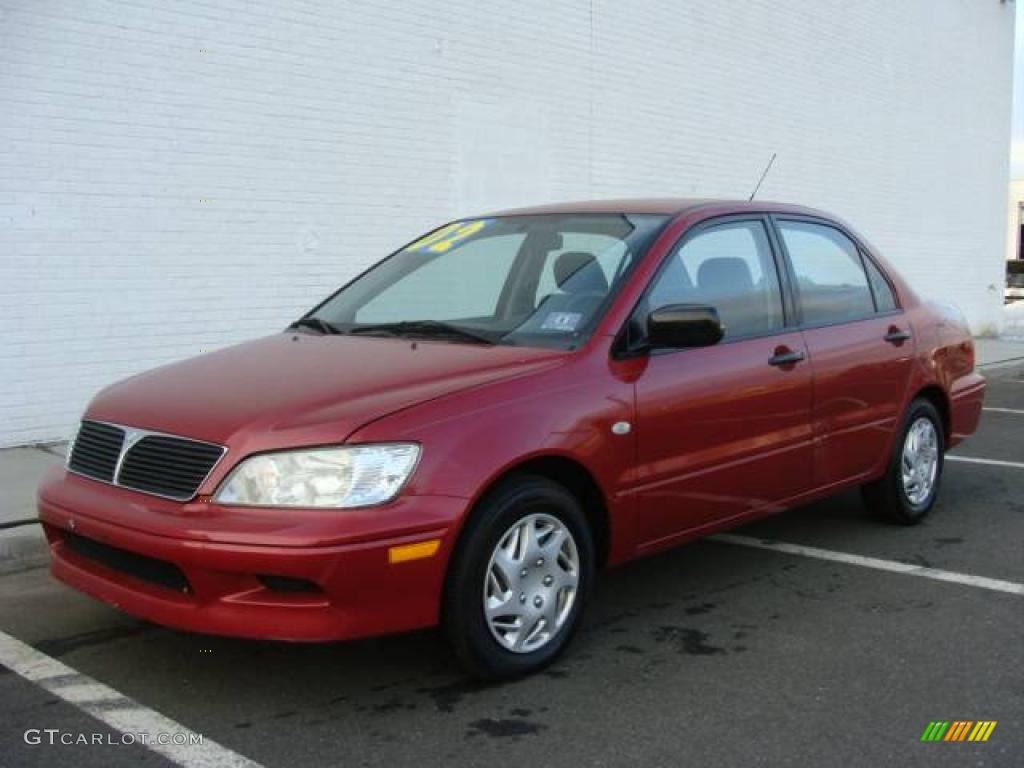 2002 Lancer ES - Rio Red Pearl / Gray photo #1