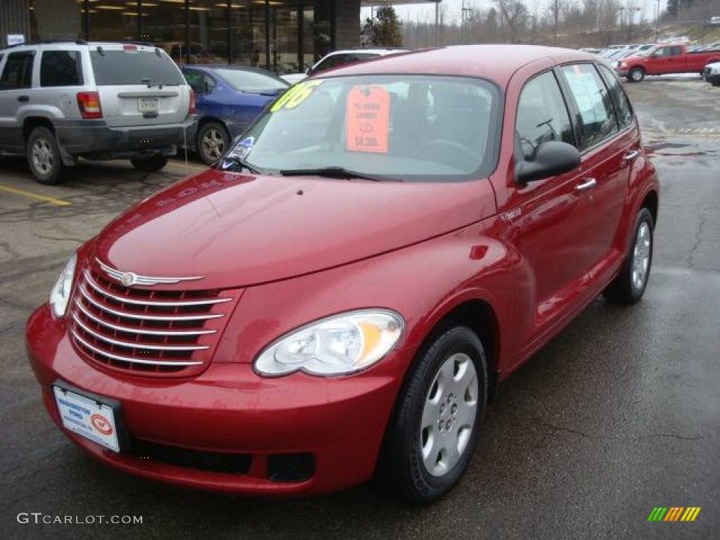 2006 PT Cruiser  - Inferno Red Crystal Pearl / Pastel Slate Gray photo #11