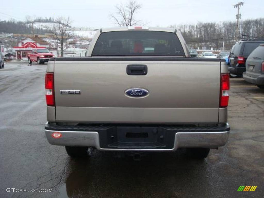 2006 F150 XLT SuperCab 4x4 - Arizona Beige Metallic / Tan photo #3