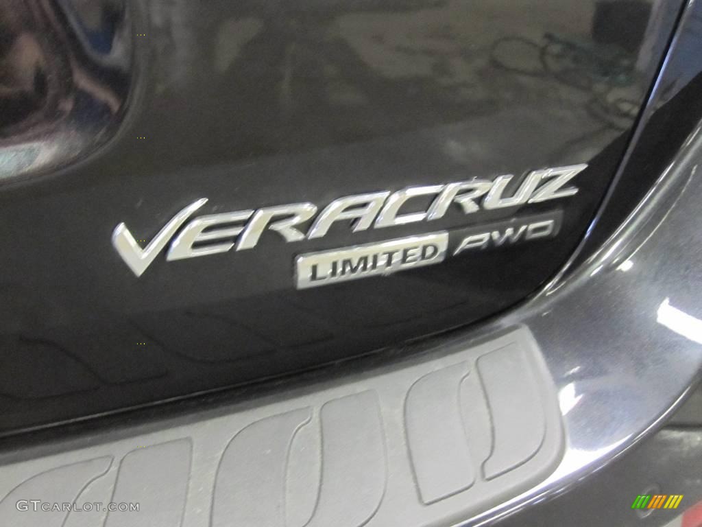 2008 Veracruz Limited AWD - Black Diamond Metallic / Beige photo #5