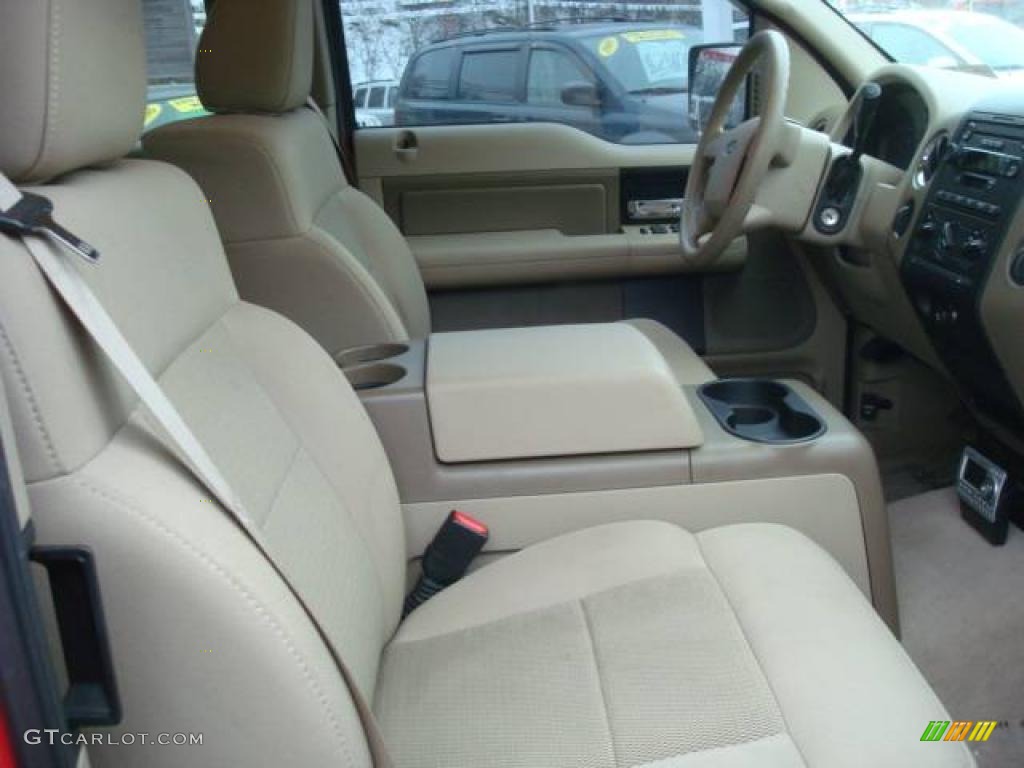 2005 F150 XLT SuperCab 4x4 - Bright Red / Tan photo #13