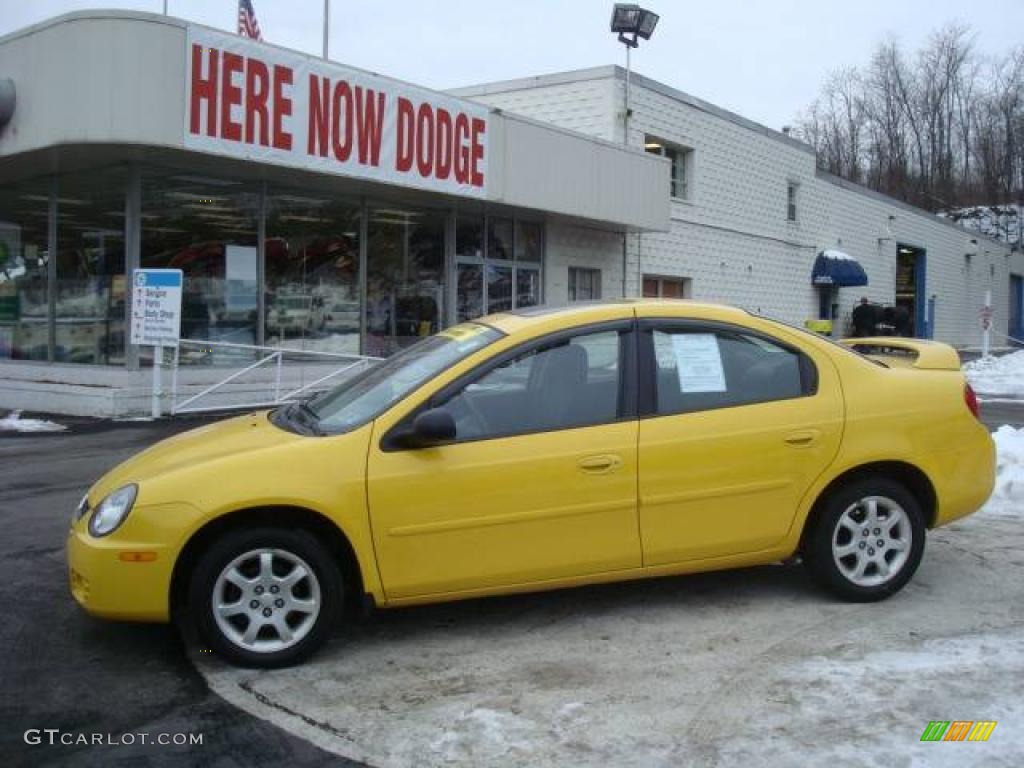 Solar Yellow Dodge Neon