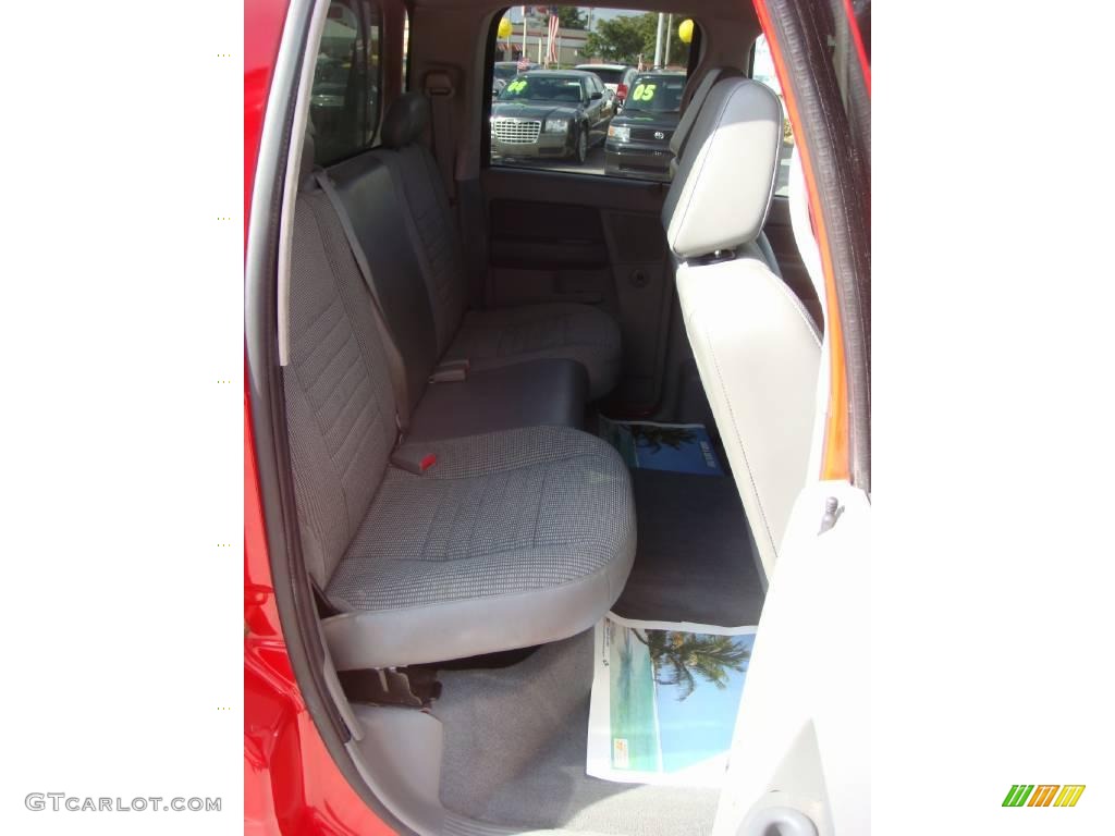 2006 Ram 1500 ST Quad Cab - Flame Red / Medium Slate Gray photo #13