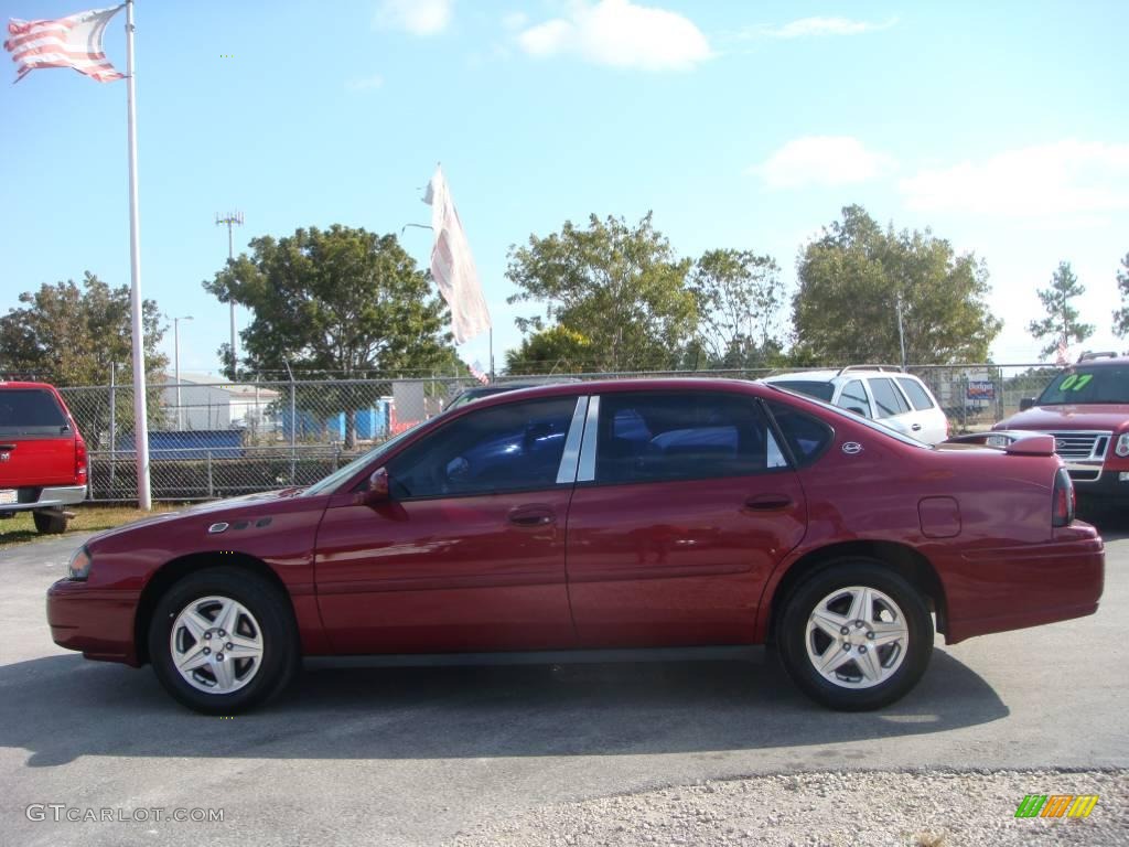 2005 Impala LS - Sport Red Metallic / Neutral Beige photo #6