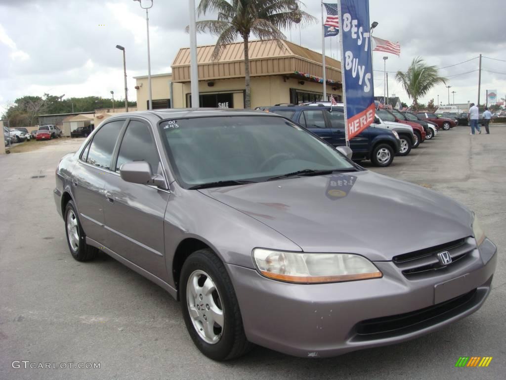 2000 Accord EX Sedan - Signet Silver Metallic / Quartz photo #1