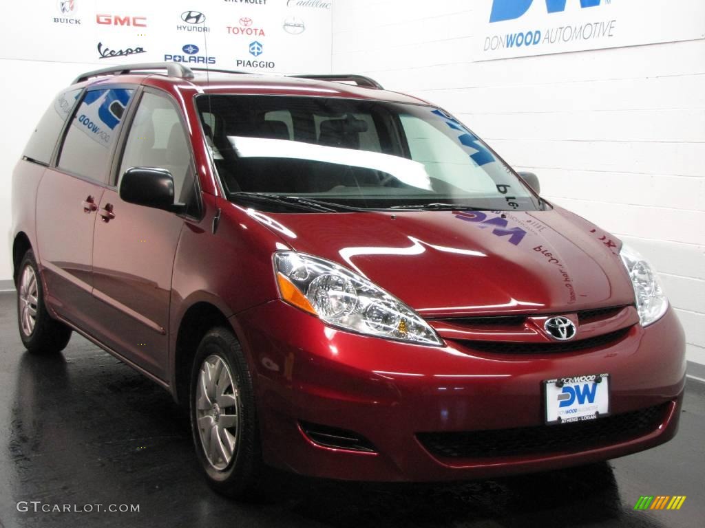 Salsa Red Pearl Toyota Sienna