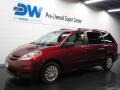 2009 Salsa Red Pearl Toyota Sienna LE  photo #2