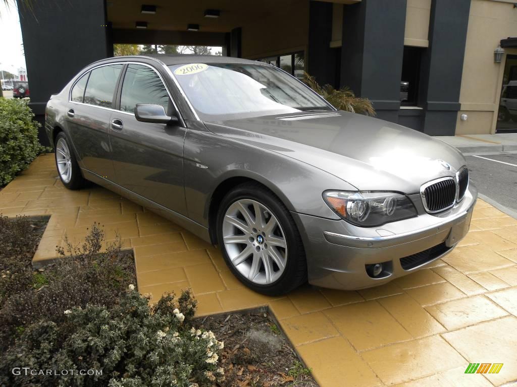 2006 7 Series 750Li Sedan - Titanium Grey Metallic / Basalt Grey/Flannel Grey photo #1