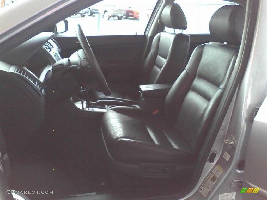 2004 Accord EX-L Sedan - Satin Silver Metallic / Black photo #6