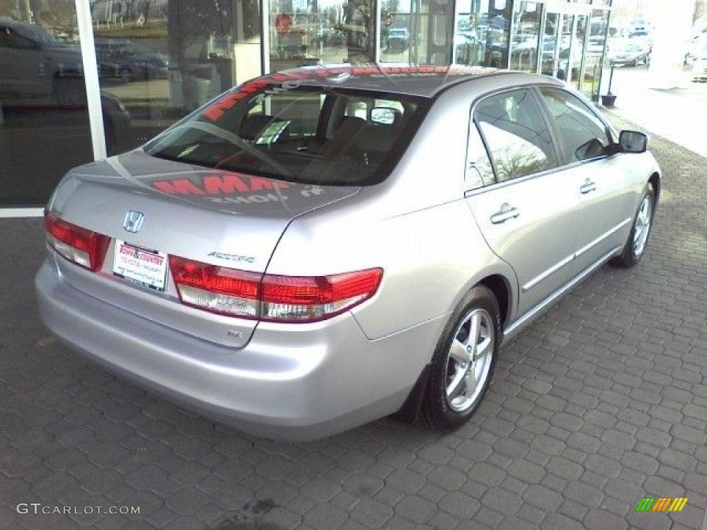 2004 Accord EX-L Sedan - Satin Silver Metallic / Black photo #16