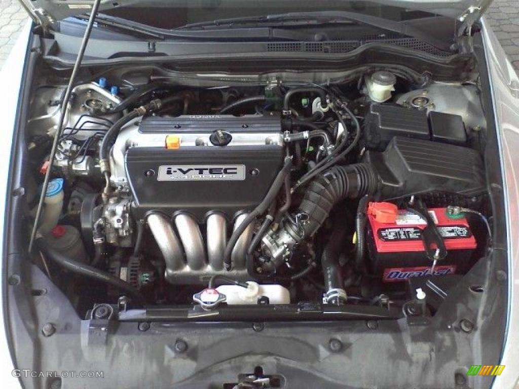 2004 Accord EX-L Sedan - Satin Silver Metallic / Black photo #19