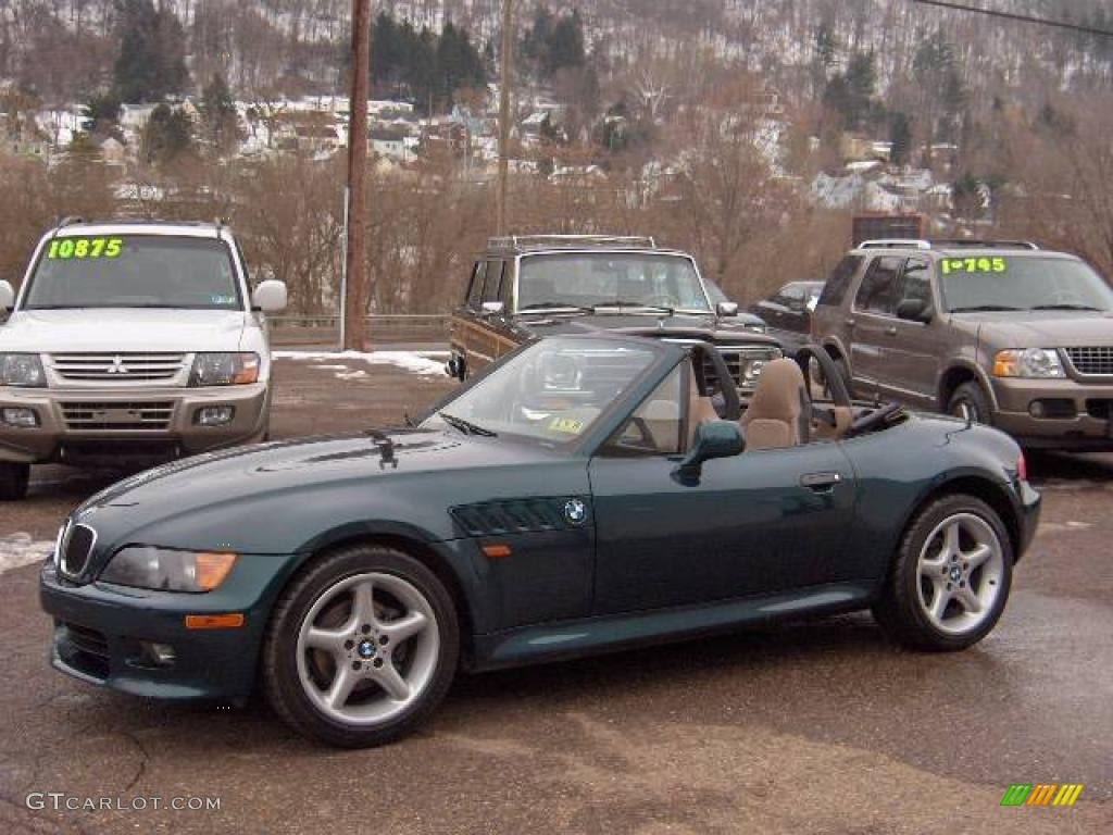 1998 Z3 2.8 Roadster - Boston Green Metallic / Beige photo #1