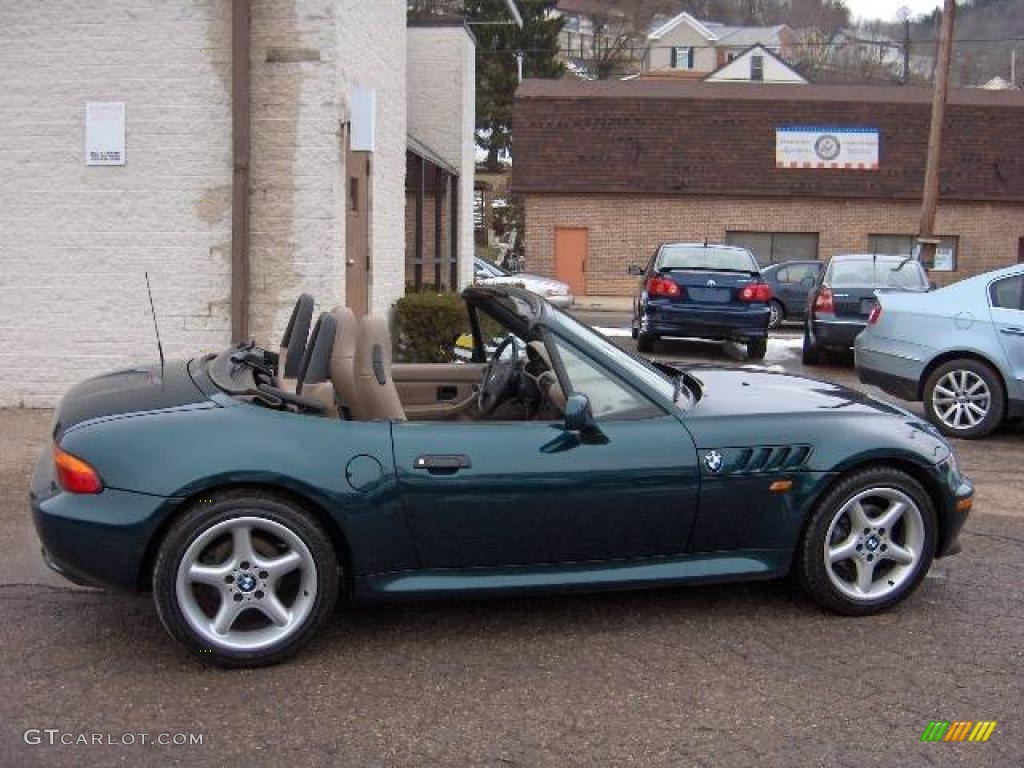 1998 Z3 2.8 Roadster - Boston Green Metallic / Beige photo #2