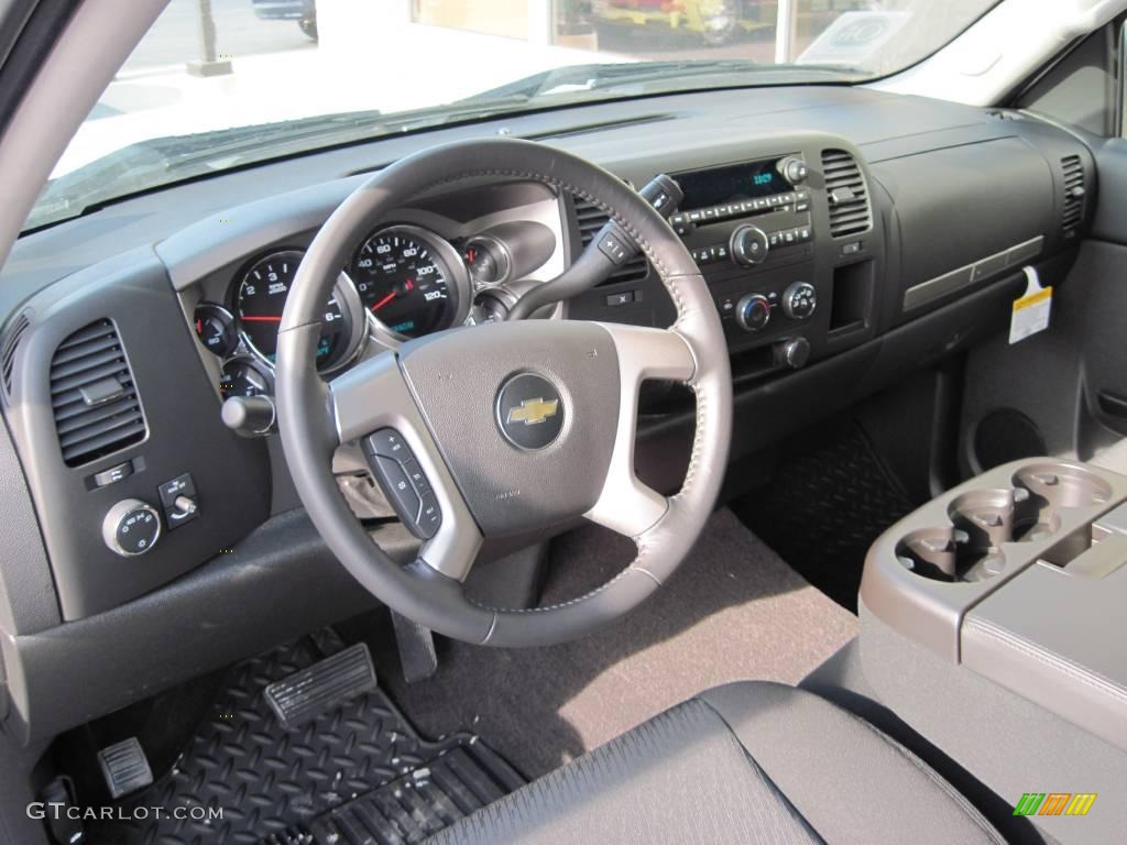 2010 Silverado 1500 LT Crew Cab 4x4 - Sheer Silver Metallic / Ebony photo #5