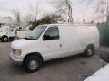 White 1995 Ford E Series Van E150 XL Cargo Van