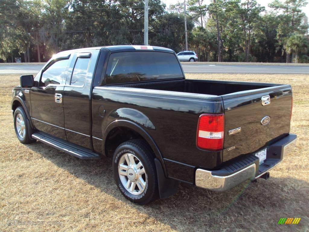 2004 F150 Lariat SuperCab - Black / Tan photo #3