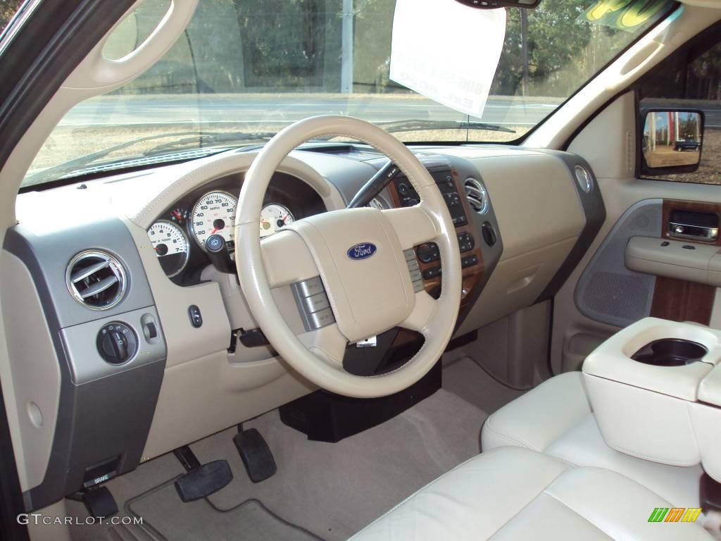 2004 F150 Lariat SuperCab - Black / Tan photo #6