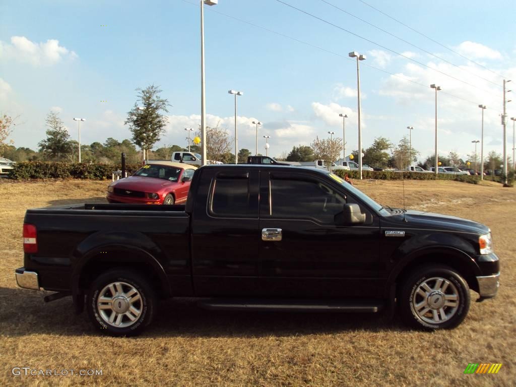 2004 F150 Lariat SuperCab - Black / Tan photo #9