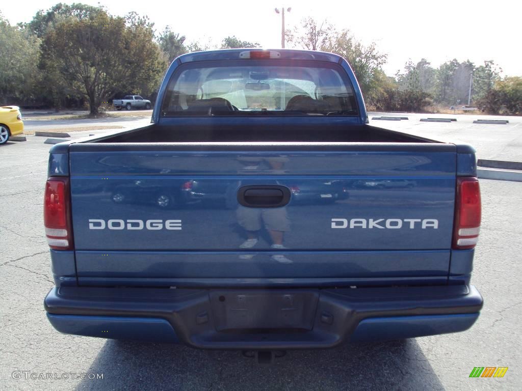 2004 Dakota SLT Quad Cab 4x4 - Patriot Blue Pearl / Dark Slate Gray photo #7