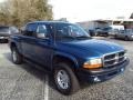 2004 Patriot Blue Pearl Dodge Dakota SLT Quad Cab 4x4  photo #10