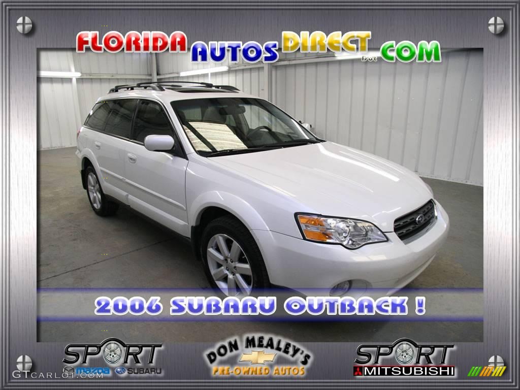 Satin White Pearl Subaru Outback